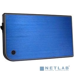 AgeStar 3UB2A14 (Blue) Мобил рек usb3.0 to 2,5"hdd SATA алюминий