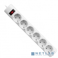 Defender Фильтр DFS 151 1.8 m, 6 розеток, белый