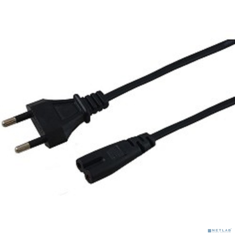 REXANT (11-1108) Кабель питания для ноутбуков,игровых консолей и др. разъем типа С8. 5 м 2x0.75мм2 пакет