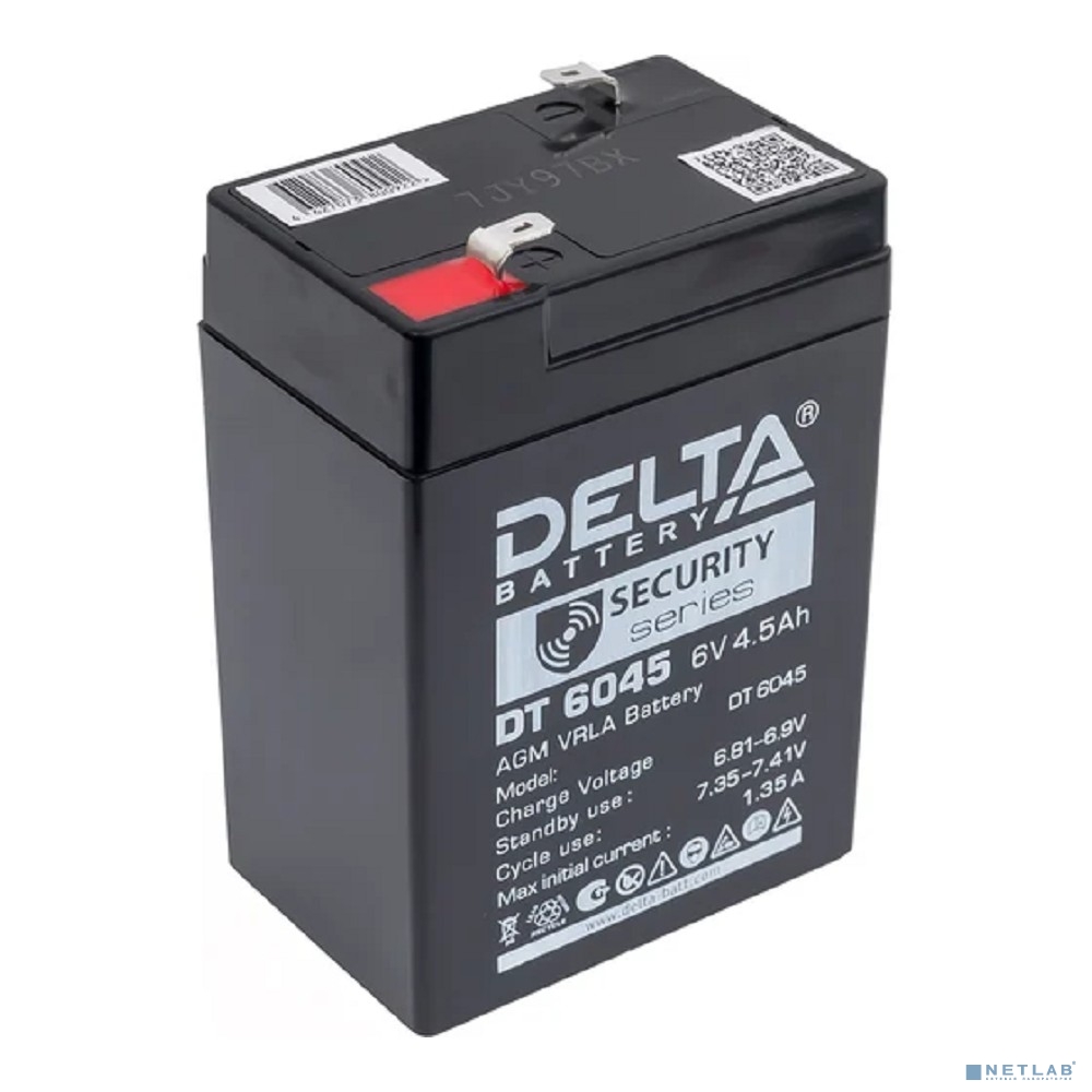Delta DT 6045 (4.5 А\ч, 6В) свинцово- кислотный аккумулятор