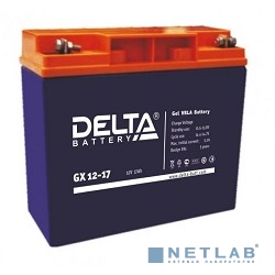 Delta GX 12-17 (17 А\ч, 12В) свинцово- кислотный аккумулятор