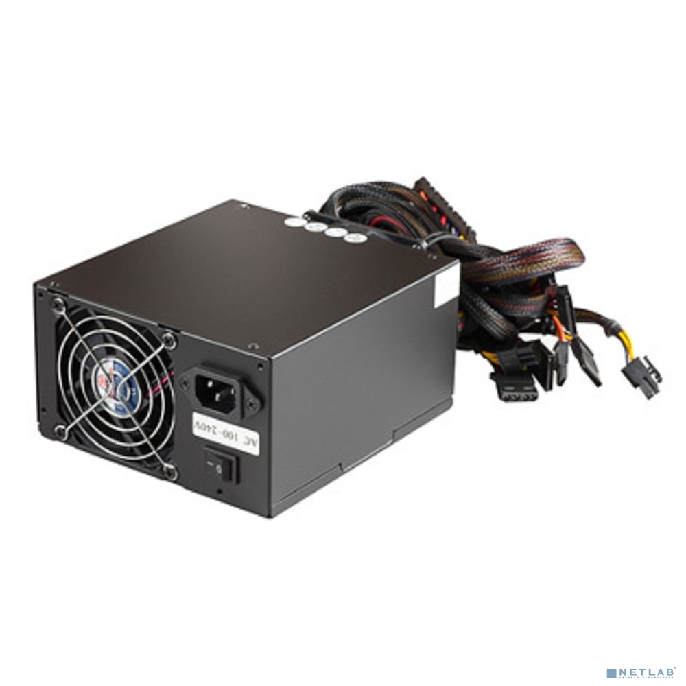 Exegate EX174460RUS Блок питания 700W Exegate <RM-700ADS> APFC OEM,2 х 8 cm fan, 20+4pin/(4+4)pin+(4+4)pin , 2xPCI-E , 9xSATA ((Server) PRO)