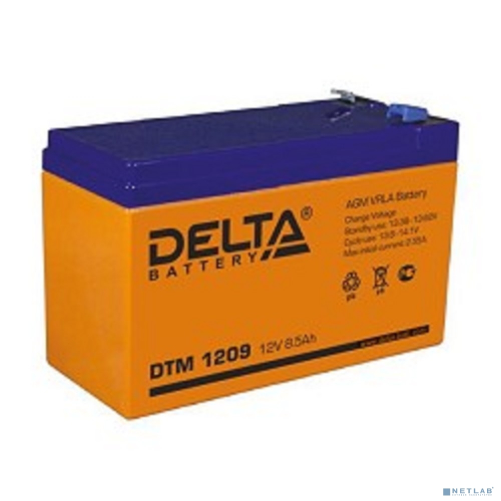 Delta DTM 1209 (9 А\ч, 12В) свинцово- кислотный аккумулятор