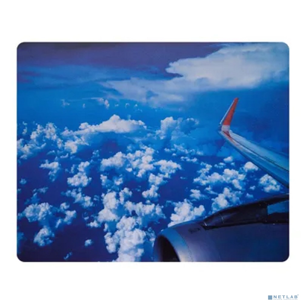 Коврик для мыши Buro BU-R51748 рисунок/самолет