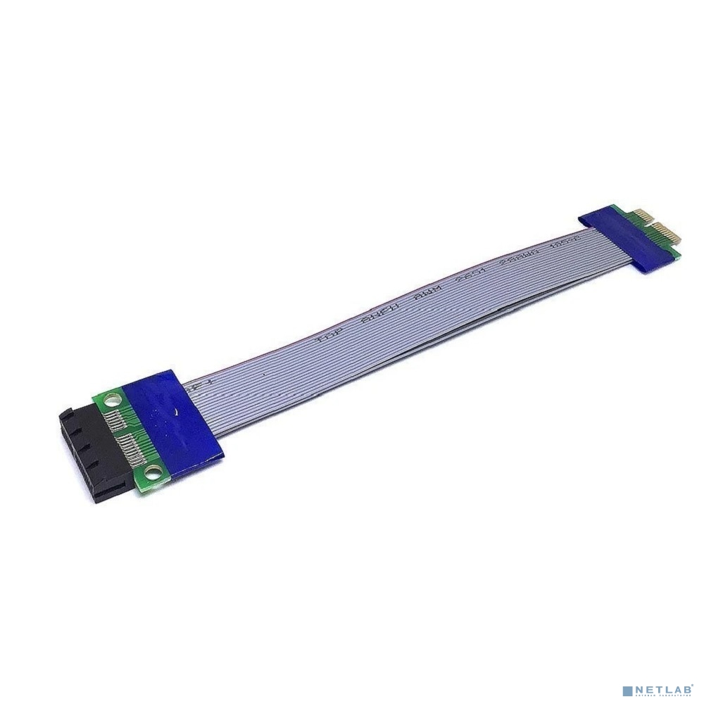 Espada Переходник PCI-E X1 M to PCI-E X1 F, 18 cm, (EPCIEM-PCIEF18r) удлинитель (37793)