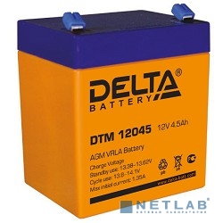 Delta DTM 12045 (4,5А\ч, 12В) свинцово- кислотный аккумулятор