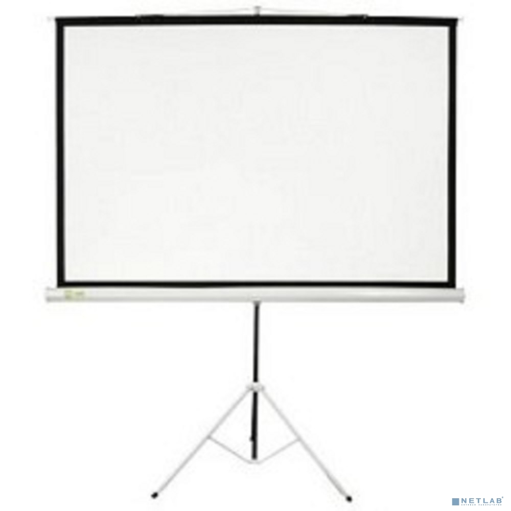 Экран Cactus Triscreen CS-PST-150X150 150х150 см 1:1, напольный белый