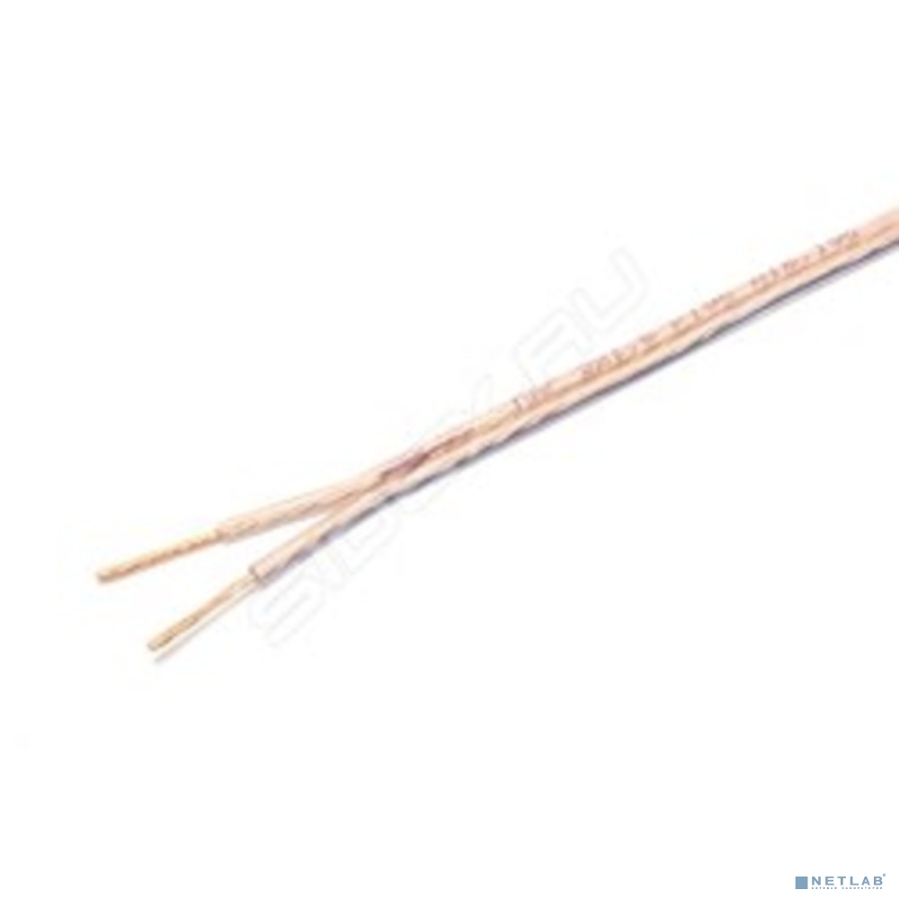 Акустический кабель Cablexpert CC-TC2x1,5-50M, прозрачный,  50 м, на катушке