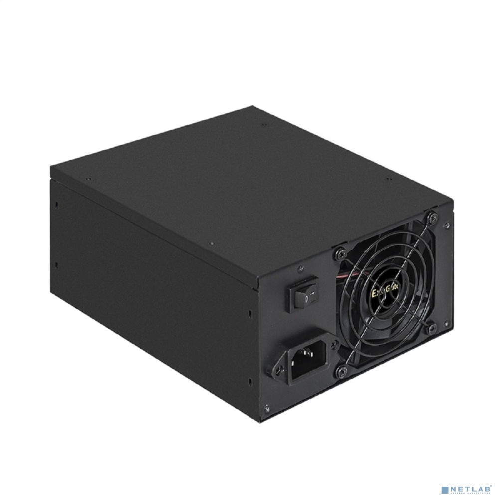 Exegate EX174459RUS Блок питания 600W Exegate <RM-600ADS> APFC,2х8 cm fan, 20+4pin/(4+4)pin , 2xPCI-E , 9xSATA