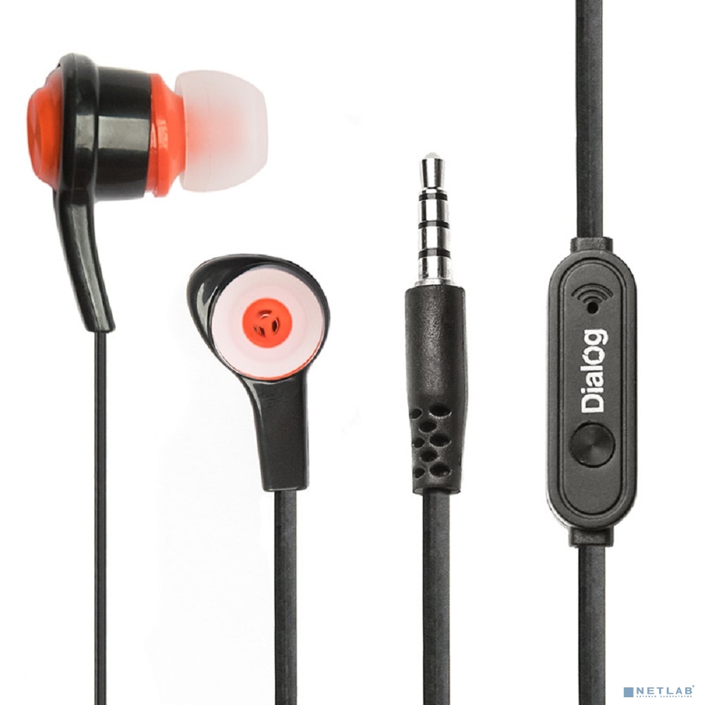 Гарнитура ES-50 Dialog с кнопкой ответа для мобильных устройств, черная