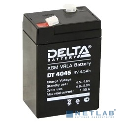 Delta DT 4045 (4,5 А\ч, 4В) свинцово- кислотный аккумулятор