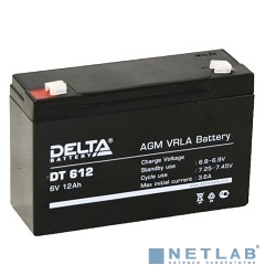 Delta DT 612 (12А\ч, 6В) свинцово- кислотный аккумулятор