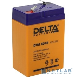 Delta DTM 6045 (4.5 А\ч, 6В) свинцово- кислотный аккумулятор