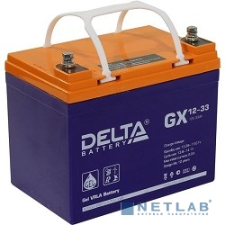 Delta GX 12-33 (33 А\ч, 12В) свинцово- кислотный аккумулятор