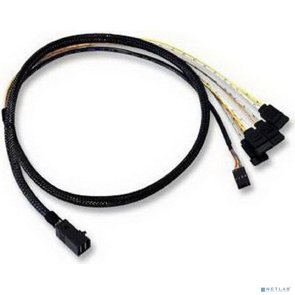 LSI ACD-SFF8643-SATASB-10M Кабель , INT SFF8643-to-4*SATA+SB ( HDmSAS -to- 4*SATA+SideBand internal cable) 100cm
