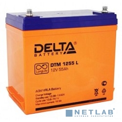 Delta DTM 1255 L (55 А\ч, 12В) свинцово- кислотный аккумулятор