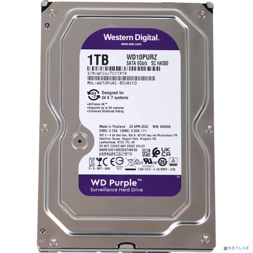 1TB WD Purple (WD10PURZ)