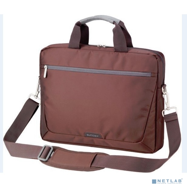 Сумка SUMDEX PON-111BR (нейлон, коричневая до 15,6")