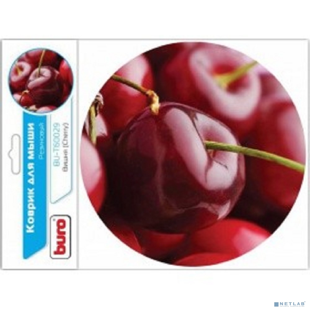 Коврик для мыши Buro BU-T60029 рисунок/вишня