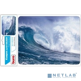 Коврик для мыши Buro BU-M10033 рисунок/волна