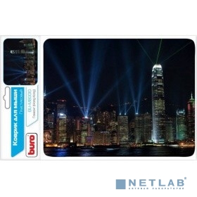 Коврик для мыши Buro BU-M80010 рисунок/Гонконг