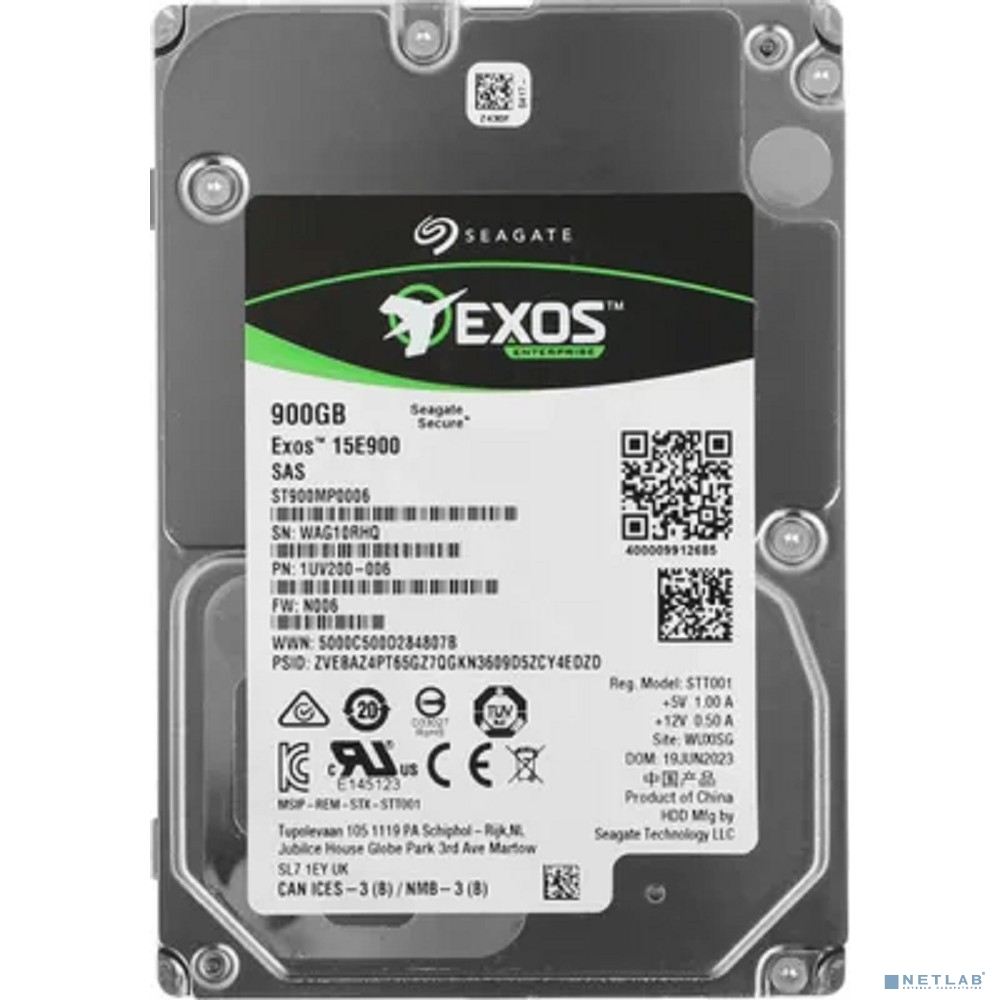900Gb Seagate Exos 15E900 512N (ST900MP0006) (clean pulled)
