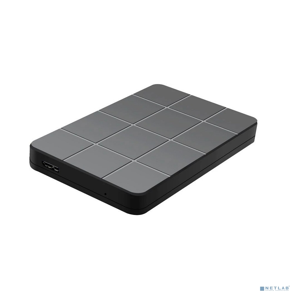 AgeStar 3UB2P1(6G) USB 3.0 Внешний корпус 2.5" SATAIII HDD/SSD пластик, чёрный