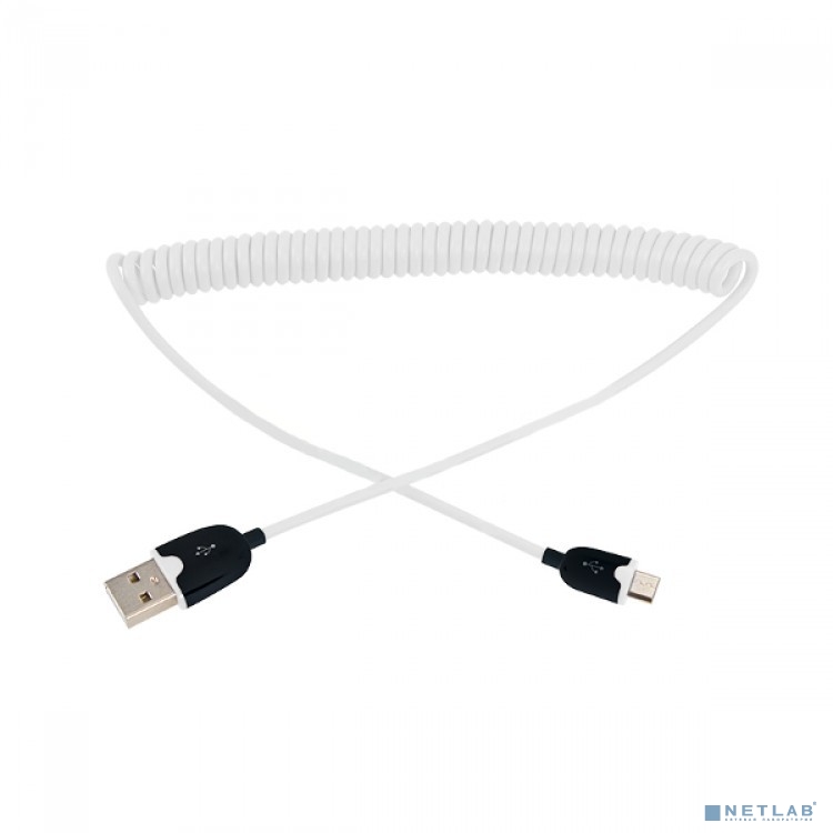 Rexant (18-4301) Кабель USB-A – micro USB, 2,4А, 1м, белый, витой