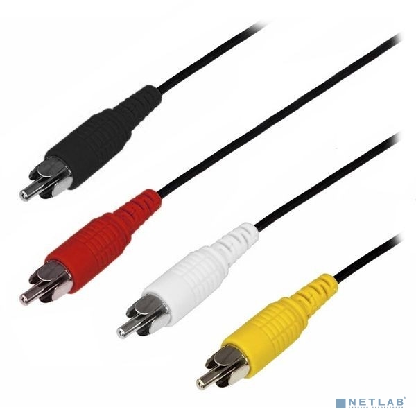 Rexant (17-0304) Шнур 4х4 RCA 3М