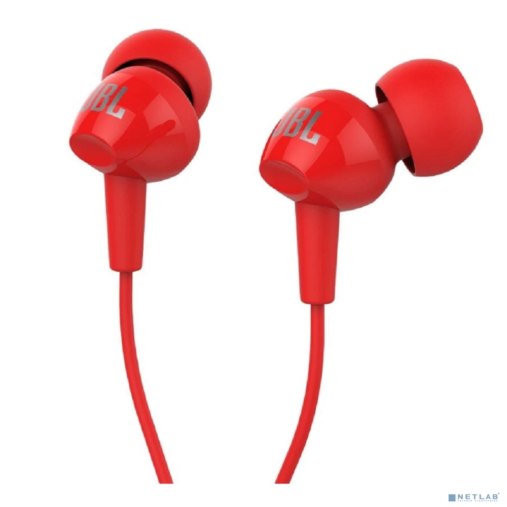 JBL C100SIURED 1.2м красный проводные