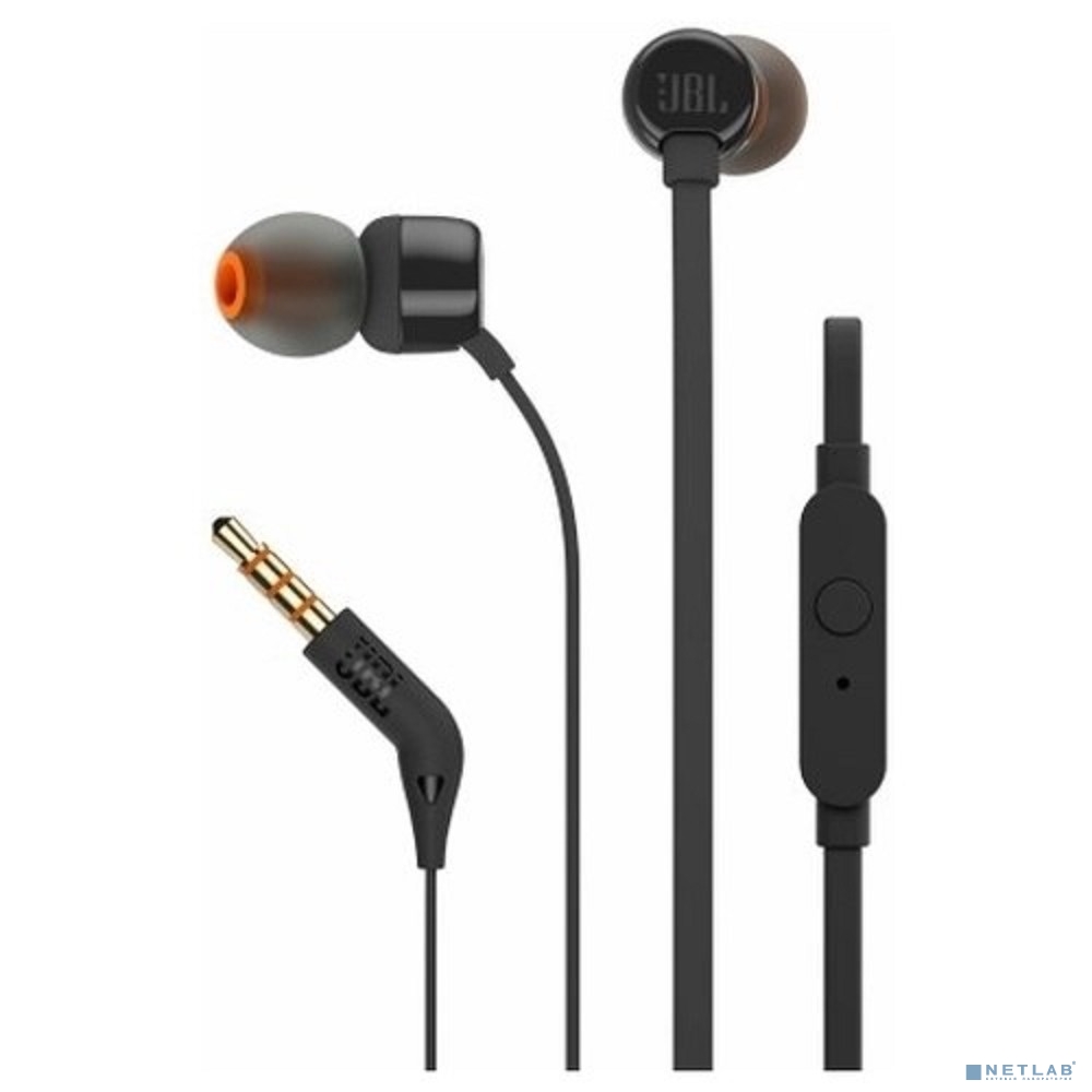 JBL T110 BLK 1.2м черный проводные