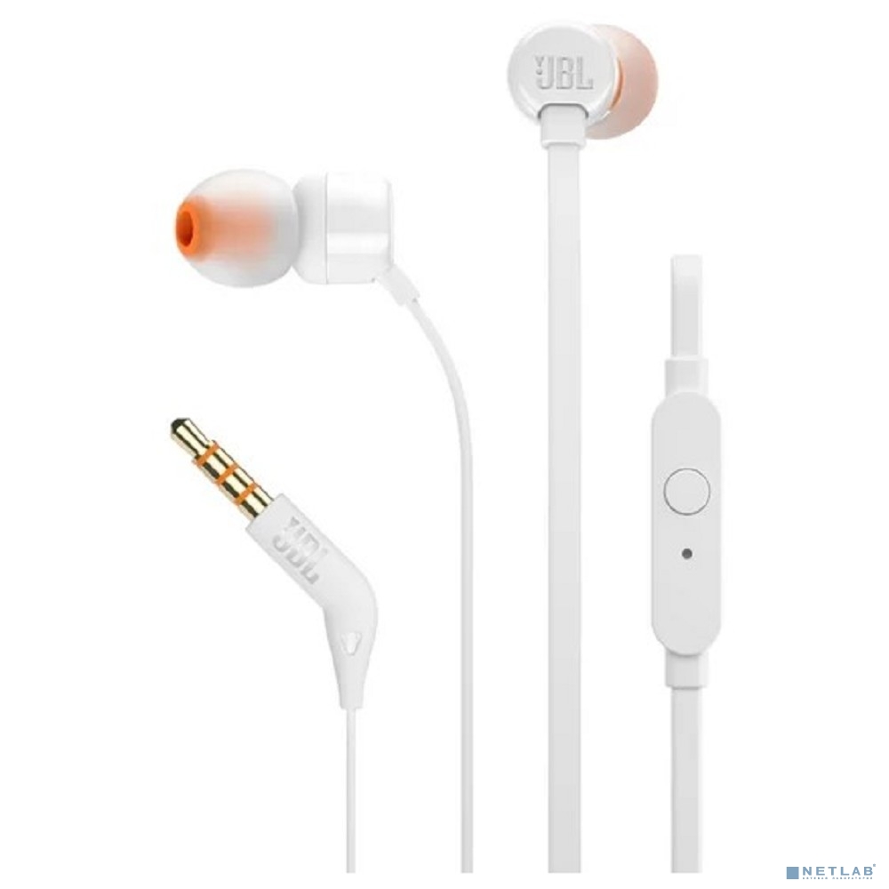 JBL T110 WHT 1.2м белый проводные