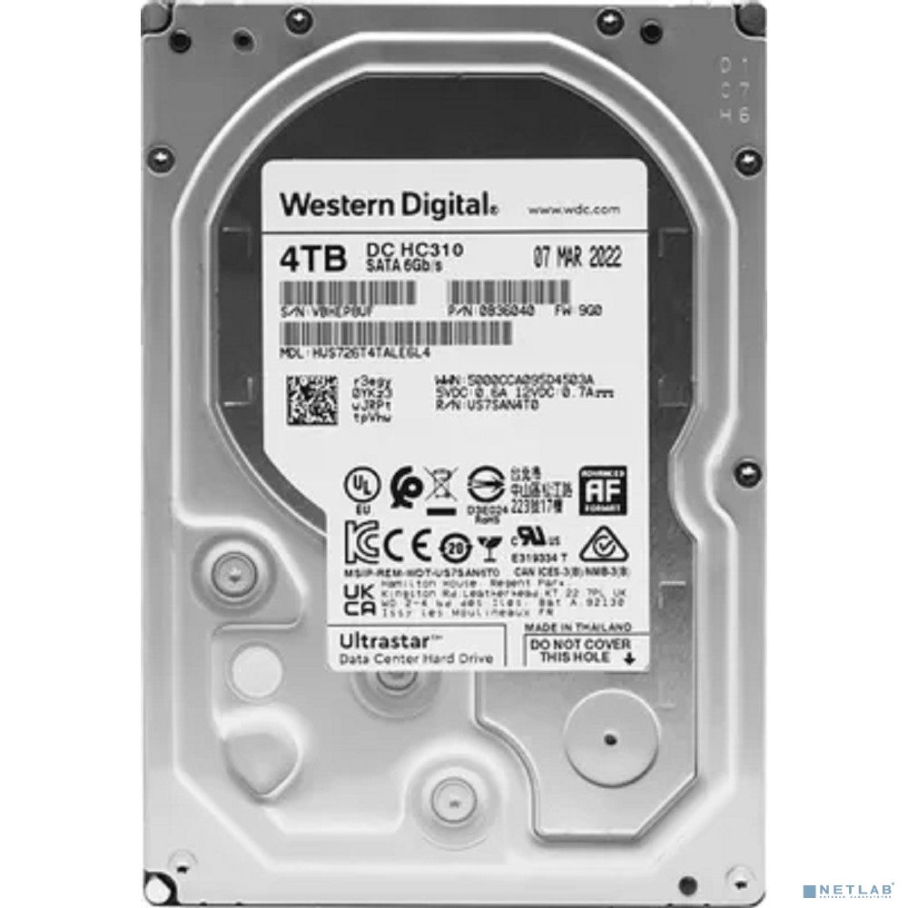 4Tb WD Ultrastar DC HC310
