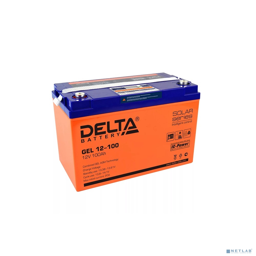 Delta GEL 12-100 (12V/100Ач) свинцово- кислотный аккумулятор
