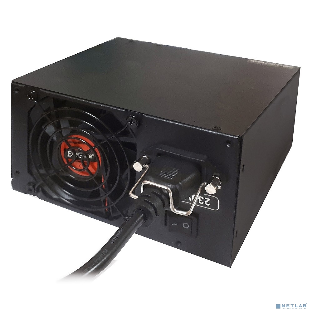 Exegate EX258920RUS-S Блок питания 1200PPX RTL, ATX, SC, black, active PFC, 14cm, 24p+2*(4+4)p,PCI-E, 5*SATA, 4*IDE, FDD + кабель 220V с защитой от выдергивания