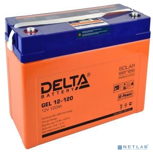 Delta GEL 12-120 (120 А\ч, 12В) свинцово- кислотный аккумулятор