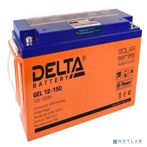 Delta GEL 12-150(120 А\ч, 12В) свинцово- кислотный аккумулятор