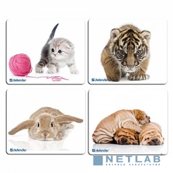 Defender Коврик для мыши Silk, шелковый, 230х190х3, 10 видов