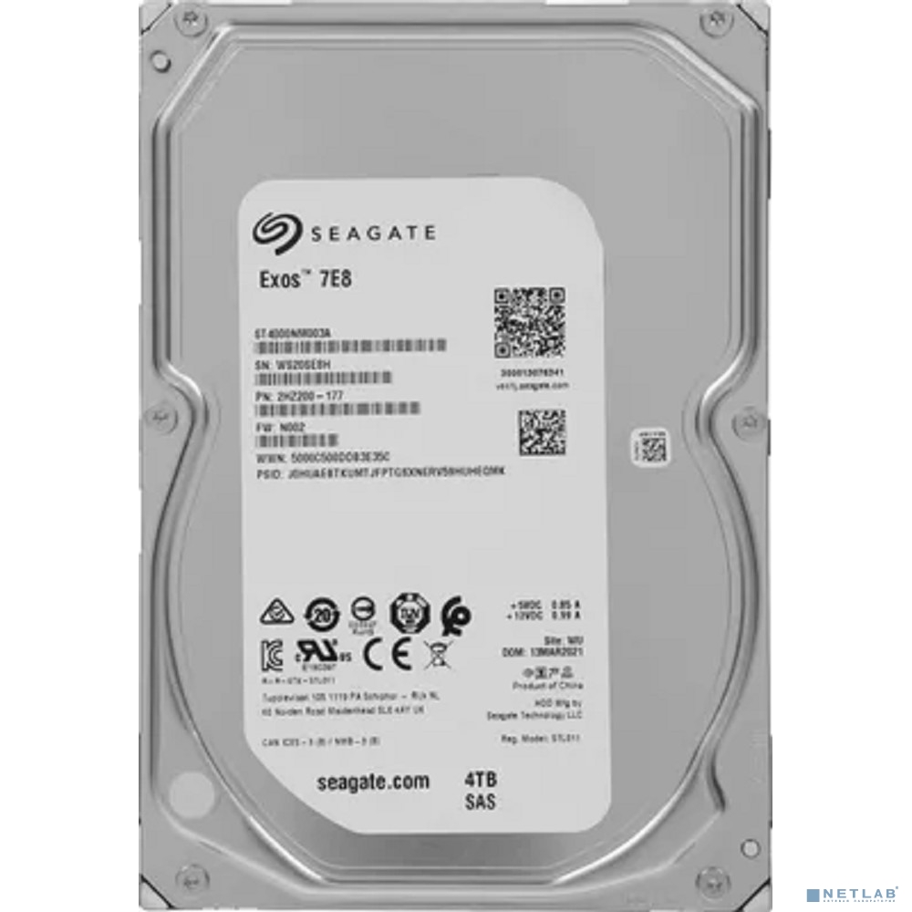 4TB Seagate HDD Server Exos 7E8 (ST4000NM003A)