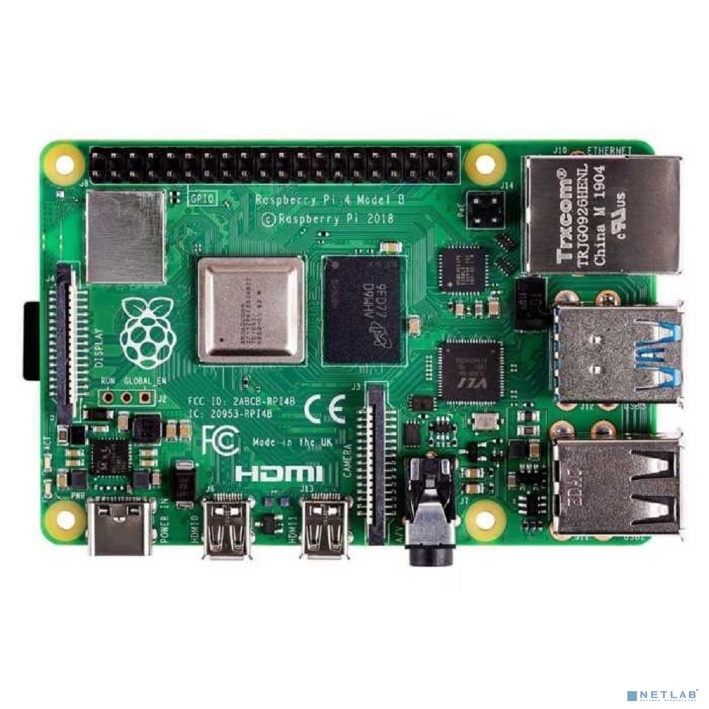 Микрокомпьютер Raspberry Pi 4 Model B 2Gb (44588 / RA502)