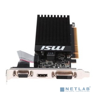 Видеокарта MSI PCI-E GT 710 2GD3H LP nVidia GeForce GT 710 2048Mb 64bit DDR3 954/1600 DVIx1/HDMIx1/CRTx1/HDCP Ret low profile