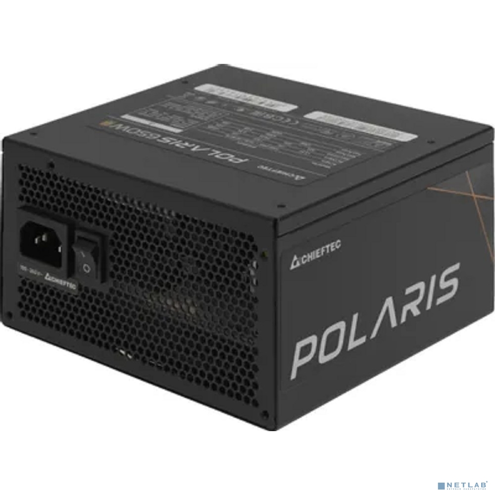 Chieftec Polaris PPS-650FC (ATX 2.4, 650W, 80 PLUS GOLD, Active PFC, 120mm fan, Full Cable Management) Retail