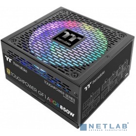 Блок питания Thermaltake ATX 850W Toughpower GF1 ARGB 80+ gold (24+4+4pin) APFC 140mm fan color LED 12xSATA Cab Manag RTL
