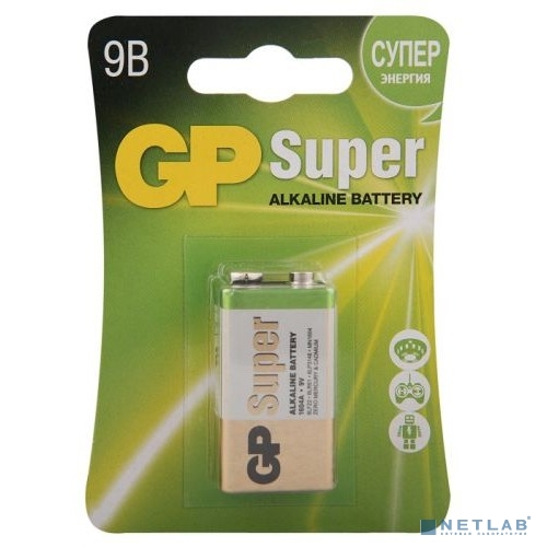 удалено!!! см арт 1241927 Батарея GP Super Alkaline 1604A 6LR61 9V 550mAh (1шт) (GP 1604A-5CR1)