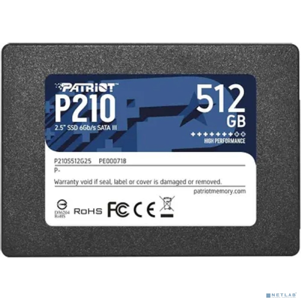 Patriot SSD 512Gb P210 P210S512G25