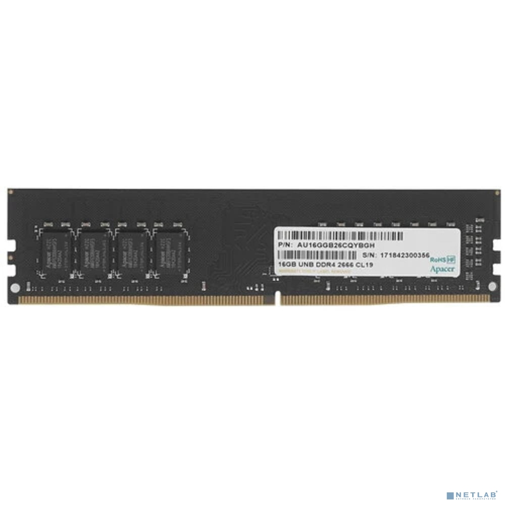 Apacer DDR4 DIMM 16GB EL.16G2V.GNH PC4-21300, 2666MHz