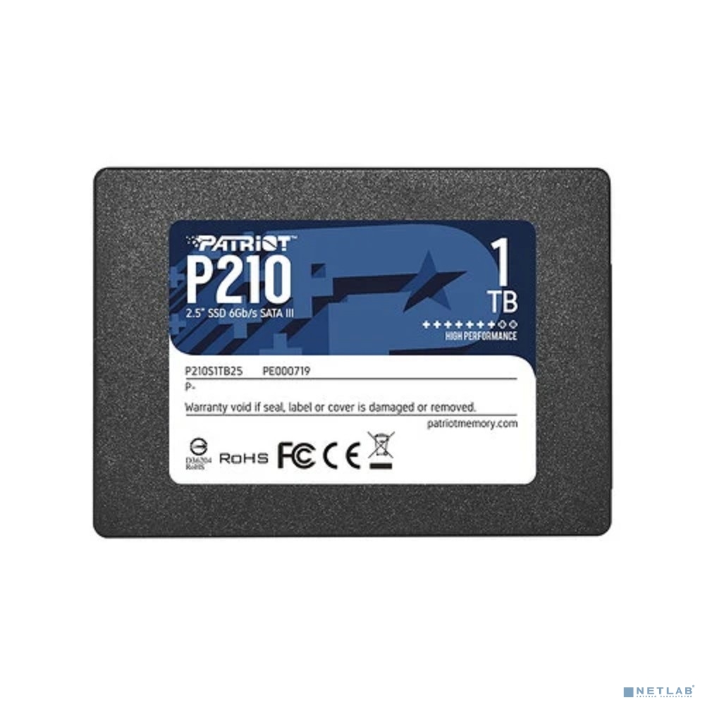 SSD Patriot 1Tb P210S1TB25 P210 2.5" SATA3