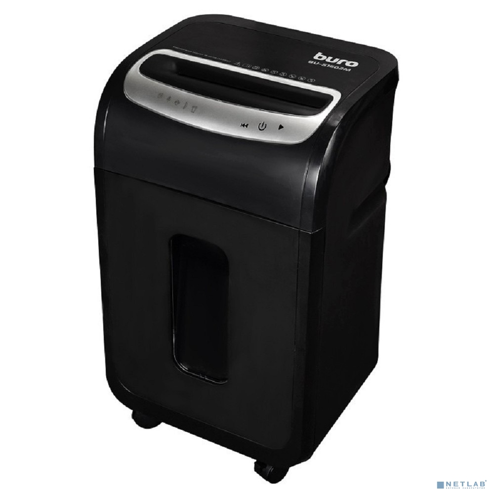 Buro Уничтожитель Office BU-S1602M (секр.P-5)/фрагменты/16лист./30лтр./пл.карты/CD)