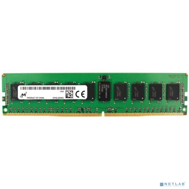 Модуль памяти MICRON DDR4 16Гб RDIMM/ECC 2933 МГц 1.2 В MTA18ASF2G72PDZ-2G9E1