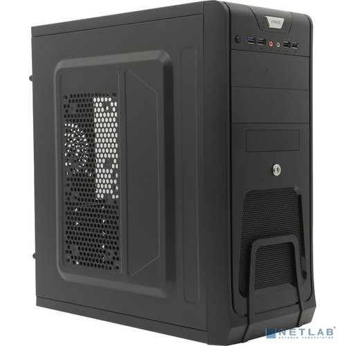 Exegate EX283216RUS Корпус Miditower ExeGate CP-603UB-400W-8 (ATX, БП CP400 с вент. 8см, 2*USB+2*USB3.0, аудио, блокировка, черный)